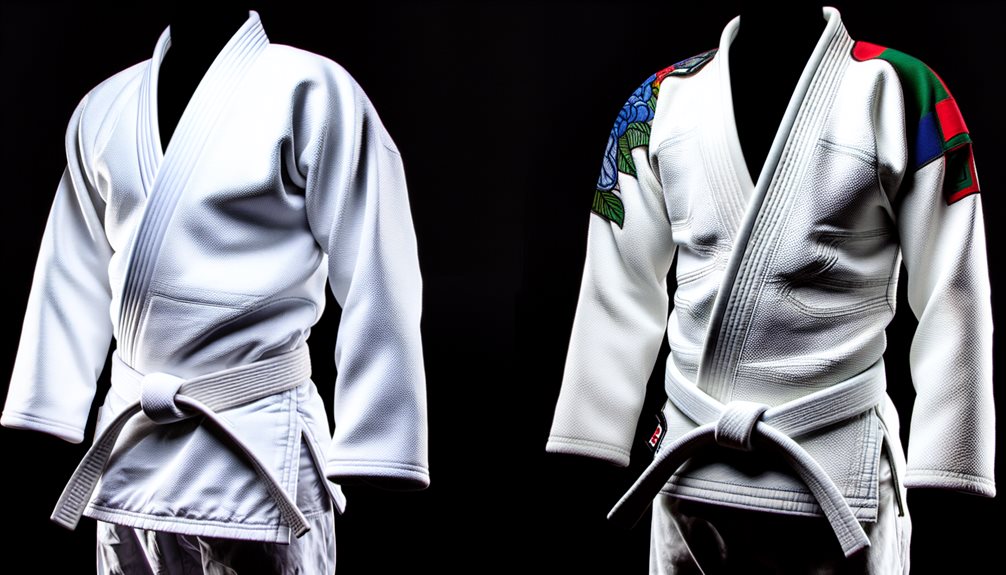 judo gi versus bjj gi